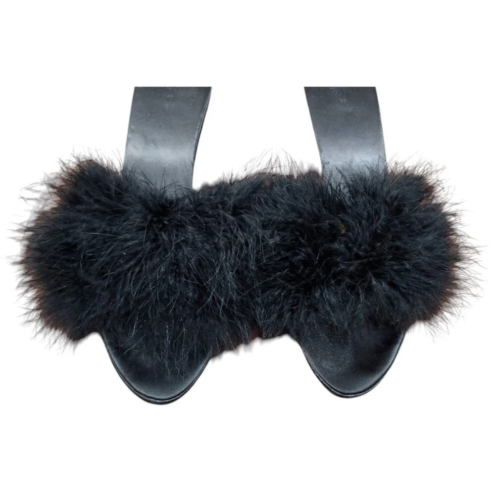 ZARA Feather Sandals Size EU 40/US 9.5